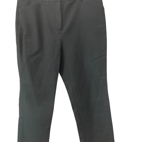 Chico’s So Slimming Black Ankle Pants Sz 0.5 (US 6) Cuffed w/ Pockets EUC - Picture 4 of 9